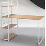 送料無料■デスク　PT-461NA/PT-461BR■シンプルカジュアルなシェルフ付デスク！収納棚とデスクが一体となっているので書類や本など整理がしやすい！お仕事や勉強がはかどります！【RCP】