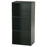 不二貿易 カラーボックス 3段 幅42cm ブラック 96775