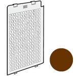シャープ[SHARP]　シャープ加湿空気清浄機用後ろパネル＜ブラウン系＞（280 158 0739） 【2801580739】