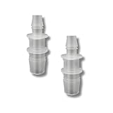 ENN LLC ホース継手 異径ジョイント 8-12/8-16/12-16/12-18/16-18mm 2点セット ストレート (8-12mm)