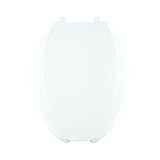 Centoco 820STS-001 Plastic Elongated Toilet Seat with Open Front, White by Centoco