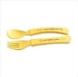 Eco My Friend Mother's Corn Junior Spoon and Fork by Eco My Friend (Mother's Corn)