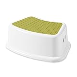 LINXAS 踏み台 子供 ベビー ステップ シンプル トイレ キッズ 1段 トイレトレーニング 洗面台 キッチン トイレ台 滑り止め ステップ台 (グリーン)