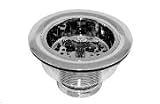 Santec kb21555サテン24 KゴールドLargeバスケットStrainer W / Wing N