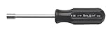 Xcelite HS6 Full Hollow Shaft Nutdriver, 6' Hole Depth, 3/16' Blade Diameter, 3-1/8' Working Length,