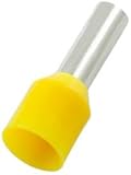 Morris 12754 Nylon Insulated Ferrule Din Standard 10 AWG Wire Range, .472-Inch Pin Length, Yellow, 1