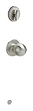 Dexter by Schlage JH59CNA619 Corona Knob Interior Handleset, Satin Nickel Schlage Lock Company [並行輸入