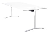 コクヨ   ミーティングテーブル DAYS OFFICE FLIP TOP XY-TFT219FSAAMCW 幅210×奥行90CM 天板グレイ