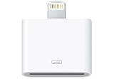 純正Apple Lightning - 30ピンアダプター、オーディオサポート付き。