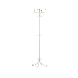 arne ハンガーラック コートハンガー ポール 伸縮 アンティーク調 ミストラル ホワイト 白