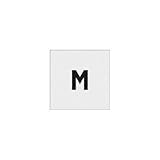 アイマーク:IM ステンシル M 文字サイズ50×40mm AST-M5040 型式:AST-M5040