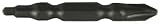 L.H. Dottie IB2CLC Insert Bit, Combo Phillips/Square Drive, No.2 by 2-Inch Length, 20-Pack [並行輸入品]