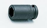 コーケン 3/8(9.5mm)SQ. インパクトセルフタッピングスクリュー用ソケット(マグネット付) 8mm 13460MG-8