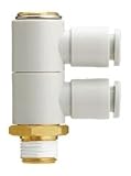 SMC ワンタッチ管継手 ダブルユニバーサルエルボ KQ2VD08-01NS (10 個入り)