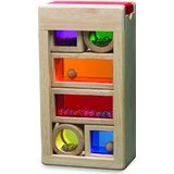 Wonderworld Rainbow Sound Blocks - Stackable Hollow Shape Block Toys - 7 Piece Set
