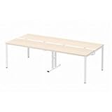 Garage フリーアドレスデスク 多人数用デスク MP-2412SS 幅240cm ライトビーチ
