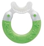 Mam Bite & Brush Teether With Soft Bristles 3+ Months Green by MAM [並行輸入品]