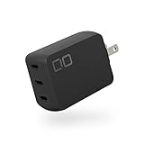 CIO NovaPort TRIO 65W3C PD充電器 [CIO独自技術 NovaIntelligence搭載] 小型 3ポート USB-C 急速充電 ACアダプター コンセント 軽量 タイプC GaN iPhone15 / 16 Pro Max Android Macbook iPad ブラック