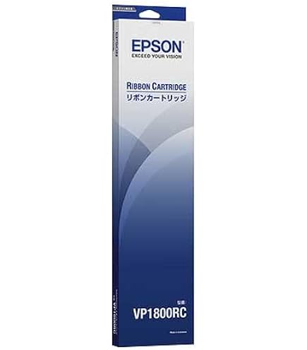 【中古】「非常に良い」EPSON リボンカートリッジ VP1800RC VP-1850/1800用 Amazon.co.jp: EPSON リボンカートリッジ VP1800RC VP-1850/1800用