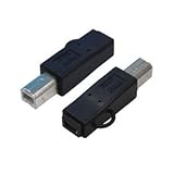 （まとめ）変換名人 変換プラグ USB B（オス）→miniUSB（メス） USBBA-M5B【×10セット】