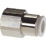 チヨダ ファイブフィメイルコネクタ W(白)8ｍｍ・RC3/8 F803FW