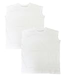 ヘインズ Hanes Tシャツ ノースリーブ 接触冷感 ２枚セット 2P 綿100% レディース ホワイト M