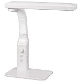 オーム電機 LEDデスクスライト 調光・調色機能付き DS-LE95CG-W/RA93 06-3685 OHM