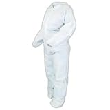 Kleenguard ® a20通気性パーティクル保護Coveralls – Mediumホワイトkleenguardgen.保護カバーオールZI