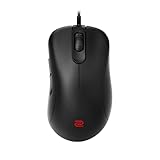 BenQ EC1-C ゲーミングマウス（左右非対称デザイン/3360センサー/右利き用/パラコード/軽量/USBポート接続プラグ＆プレイ/S・M・Lの3サイズ展開）（Large） ブラック