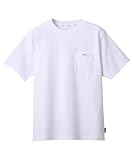 [ムーブスポーツ] デサント Tシャツ 半袖 S.F.TECH コットンライク バックロゴ ショートスリーブシャツ ストレッチ 吸汗速乾 UVカット(UPF50+) SUNSCREEN サンスクリーン 日差し 夏 メンズ DMMXJA57 ホワイト M