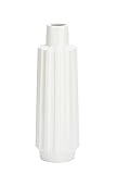 Deco 79 59884 Ceramic White Vase - [並行輸入品]
