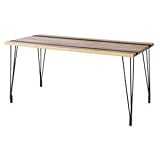 ダイニングテーブル（天然木／アイアン） LEIGHTON（レイトン） ナチュラルミックス NW-114NA 生活用品 インテリア 雑貨 インテリア 家具 テーブル ダイニングテーブル 木製、天然木 [並行輸入品]