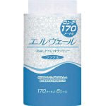 エリエール エルヴェールトイレットティシュー シングル 170m6R芯なし 723282