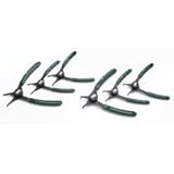 SK Hand Tool 7781 Cam-Lock Convertible Retaining Ring 18 Degree Pliers, 0.038-Inch [並行輸入品]