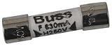 クーパーBussmannヒューズgda630ma、カートリッジ、630 MA、5 x 20 mm、高速Act byクーパーBussmann
