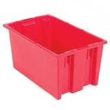 Quantum Stack And Nestトートバッグボックス – 19 – 1 / 2 x13 – 1 / 2 x8 " – レッド – Lot of 6 レッド SNT200 RED 6