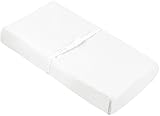 Kushies Baby Change Pad Fitted Sheet, White Solid by Kushies