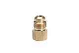 ノーブランド品　 メスホース継手 フレアコネクター　両口　1/2" OD x 1/4" Female NPT　５個入り