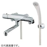カクダイ サーモスタットシャワー混合栓 節湯型 壁付タイプ 逆流防止機能・シャワーホース付 173-061-220