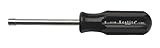 Xcelite 6 Regular Nutdriver with Fixed Handle and Drilled Shaft, 1-1/8' Hole Depth, 3/16' Blade Diam