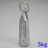 レットロープ用オモリ 5kg　：【測量用品】　：208-0042