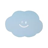 デスク用マウスパッド,かわいい雲のマウスパッド | マウスパッド デスク アクセサリー オフィス インテリア デスク マウスパッド エッジにステッチ 滑り止めゴム