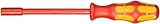 Wera Kraftform Plus 190 i VDE Insulated 6mm Professional Nutdriver, 5 Shaft Length by Wera