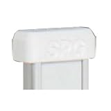 SPG(サヌキ) フラッシュ棚柱用MWエンドキャップ ホワイト 1個価格 LA-422