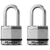 Master Lock M1xtlf Laminated Steel Padlock With 4-pin Cylinder, 1-3/4-inch, 2... [並行輸入品]