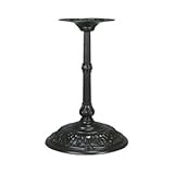 e-kanamono テーブル脚 アルミ鋳物 R-C-450 受座290φ 黒半艶塗装(屋外用) AJ付 高さ570mm