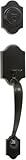 Callan KA6054 Chatham Series Grade 3 Residential Dummy Handle Set, Black