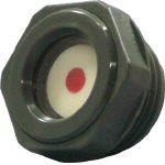 協和 耐熱・耐薬品性ネジ付オイルゲージ KMH-3