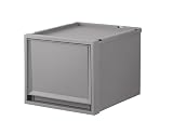 天馬 キッチンやランドリーで使用出来る収納ケース 完成品 フィッツケース FC40 Fits 省スペースにもピッタリな奥行40cm 日本製 アルミ補強板内蔵で積み重ねても頑丈 衣装ケース 収納ボックス【色 グレー】 【サイズ FC40-3530】 【幅35×奥行40×高さ30cm】
