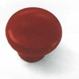 Laurey 34638 1 1 / 4インチプラスチックノブ、レッド